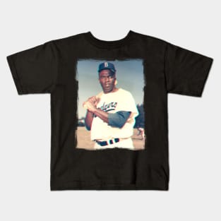 Jackie Robinson 3D effect Kids T-Shirt